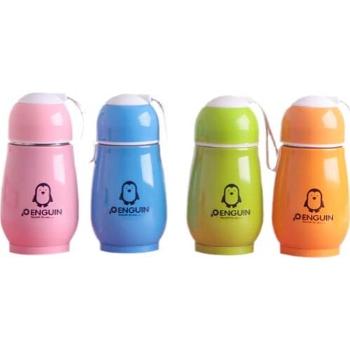 Thermos Cup children Primary School students heat insulation stainless steel water cup small gift Cup