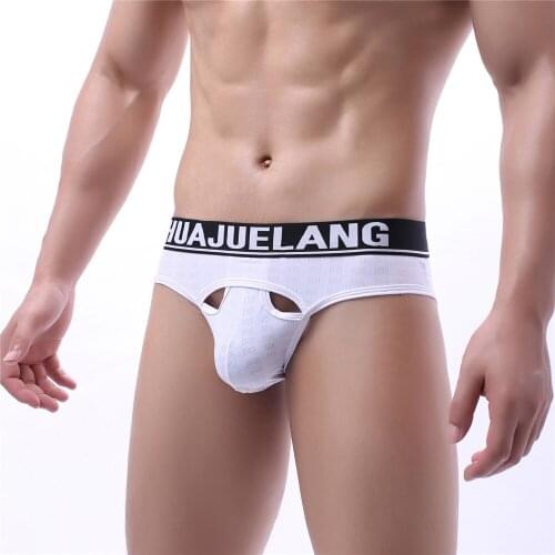 Men Briefs Underwear Jockstrap Sexy Penis Pouch Hollow Out Underwear Slip Homme Panties Calzoncillos Underpants Bikini Tanga 2XL