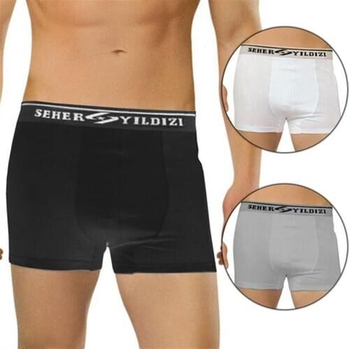 Mens Lycra Boxer 4 S Package-100 Cotton-Qualıty-Made in Turkey / Shipping from Turkey