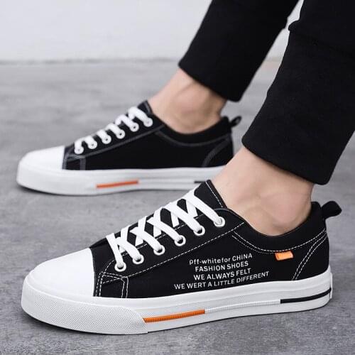 New Spring Mens Canvas All-match Board Shoes Mens Casual Trendy Shoes Breathable Cloth Shoes