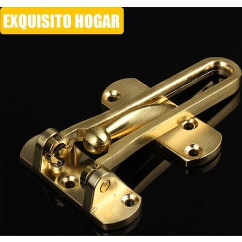 Hotel Door Anti-Theft Security Buckle Lock Hasp Chain Knock Knock Chain Lock Buckle Bolt Insurance Hardware F