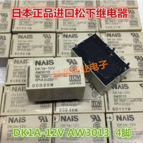 Relay DK1A-12V AW3013 4PIN DK1A-12V-F