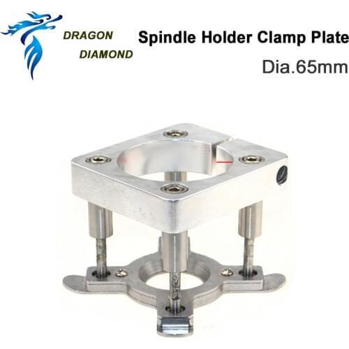 CNC Spindle Motor Auto Pressure Plate Dia 65mm for 0.8kw/1.5kw Spindle Holder Clamp Plate For CNC Router Machine