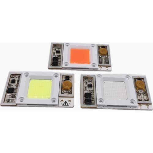 110V /220V AC High Power led chip built-in driver Warm white Cool White 10000 20000 30000k LED, Full Spectrum Royal blue 50W LED