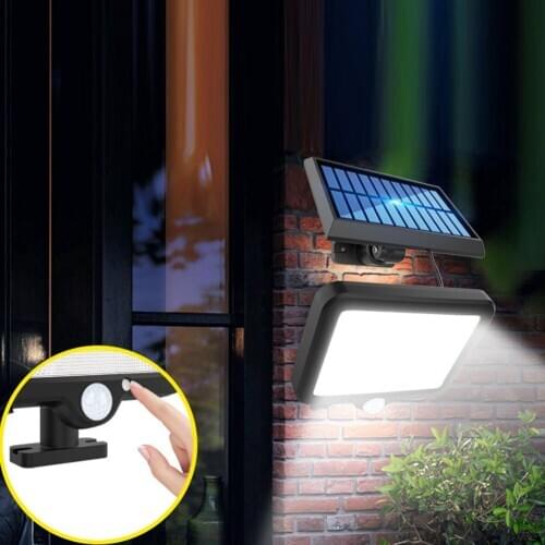 LED Solar Light Outdoor Motion Sensor Wall Light Solar Garden Yard Lamp Waterproof Emergency Pathway Yard Street Lamp PIR