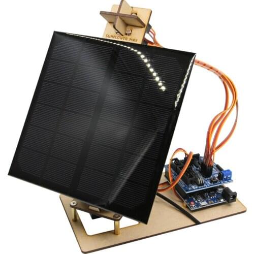 Smart Solar Tracker, Mobile Phone Charging, Maker Power Generation Suitable for Stem Project