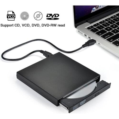 USB External DVD CD RW Disc Burner Combo Drive Reader for Windows 98/8/10 Laptop PC Computer