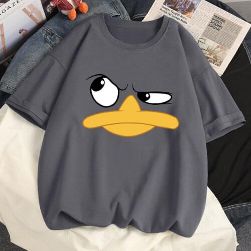 Womans Clothing Kawaii Clothes Harajuku Tops Plus Fashion Cotton Funny Cute Streetwear Oversized T Shirt Korean Students Tees