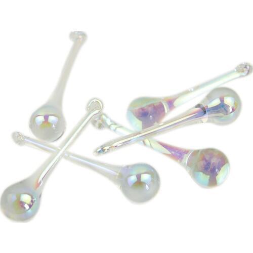 100pcs/Lot ,20x100mm Crystal Drop,Ab Color Crystal Curtain Pendant,Chandelier Parts For Hanging Pendant
