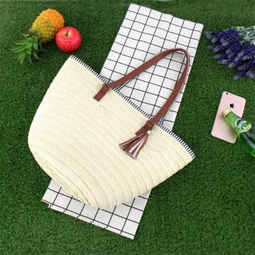 2021 Summer Casual Straw Bags Womens Designer Handbag Beach Bag New Travel Shoulder Messenger Bag