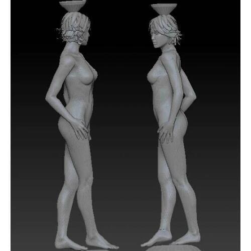 3D stl carved figure sculpture 3d model for cnc machine in STL file format Nude women 3