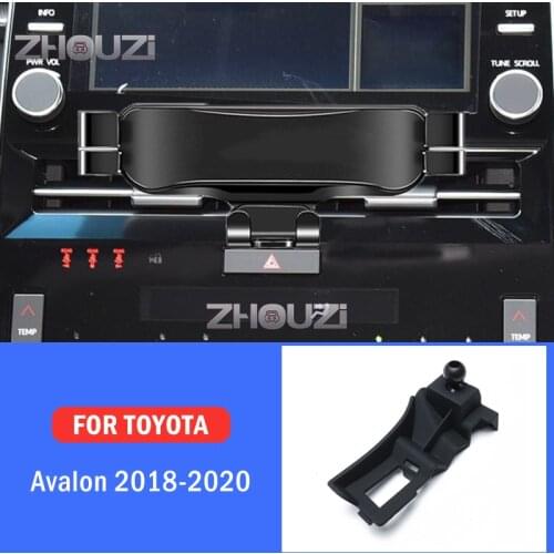 Car Mobile Phone Holder For Toyota Avalon 2018 2019 2020 Special Mounts Stand GPS Gravity Navigation Bracket Car Accessories