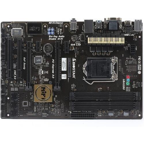 For BIOSTAR Hi-Fi B85Z5 Original Used Desktop Motherboard B85 LGA 1150 DDR3 32G SATA3 USB3.0 ATX