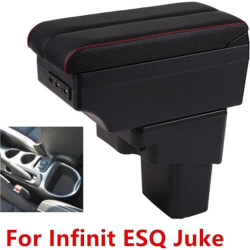 For Infinit ESQ Juke armrest box For Infinit ESQ Juke central Store content Storage box with USB interface products