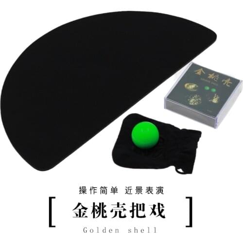 The Golden Shells Trick,Three Shell Game,Illusions,Stage Magia Props,Accessories,Party Magie,Mentalism,Toys.Classic