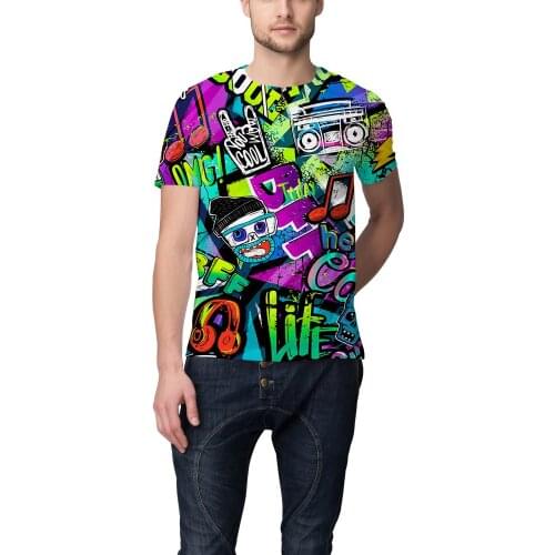 LIASOSO Graphic T-shirts Mens Summer Love Casual Fitness Street Hip Hop Short Sleeve Harajuku Men Clothing Hunter X Hunter -6