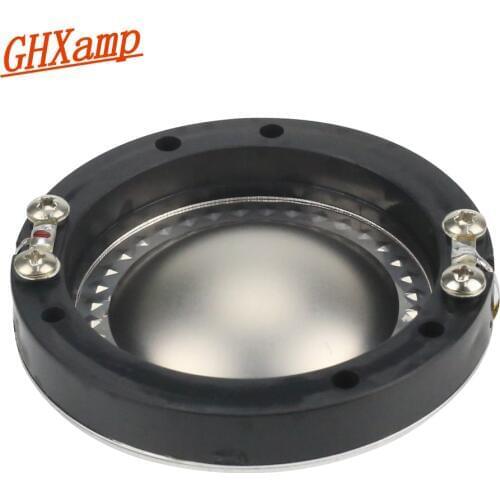 GHXAMP Flat Wires Titanium Film 44.4MM Voice Coil Horn Tweeter Diaphragm 44 Core 8OHM Speaker Repair Accessories Driver DIY 2PCS