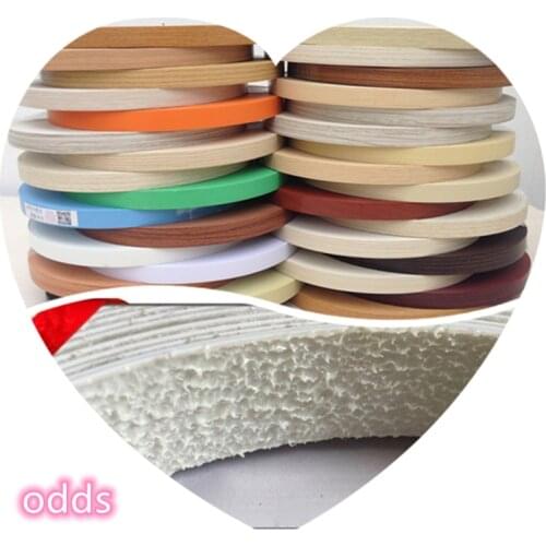 Preglued Veneer Edging PVCEdge Banding Trimmer Wood Kitchen Wardrobe Board Edgeband Odd Edge Tape