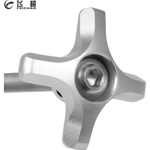 FEICHAO Metal M5/M6/M8/M10 Thread 12mm-89mm Hexagon Plum Hand Tighten Screw Clamping Grip Knob Handle Screw Camera Photography