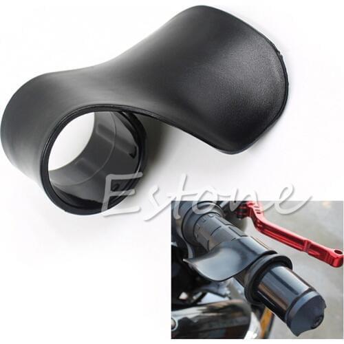 Bike Motorcycle Grip Throttle Assist Wrist Cruise Control Hand Cramp Rest Black