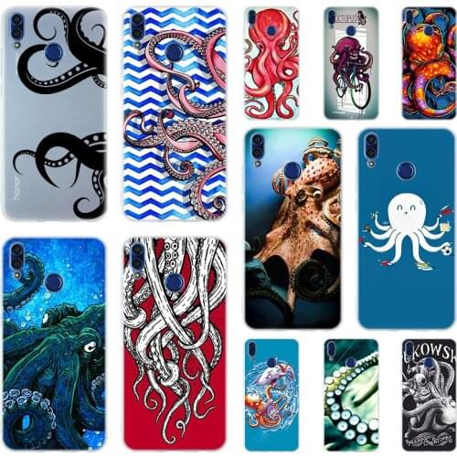 Tentacles of sea octopus Soft TPU Case Cover For Huawei Honor 30 20 10 9 Lite 9a 8a 7a Pro 10X 10i 30s 20lite 10lite