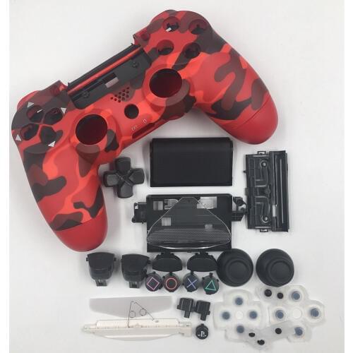 Housing Shell Buttons Set for Playstation PS4 Slim 4 JDM-040 Controller Joystick Cover Case DIY Mod Full Kit Spare Parts