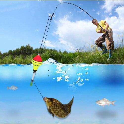 New Automatic Fishing Float 1Pc Long Water Drop Carp Professional Nano EVA Tackle Night Light Fishing Luminous Float Accessories