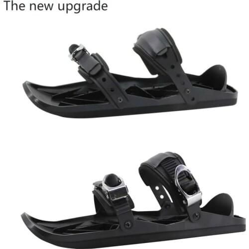 New Mini Ski Skates for Snow The Short Skiboard Snowblades High Quality Adjustable Bindings Portable Skiing Shoes