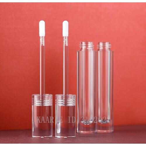 10ml 10/30/50pcs Clear Empty Acrylic Lip Gloss Tube, DIY Round Portable Liquid Lipstick Bottle, Cosmetic Container Shell Package