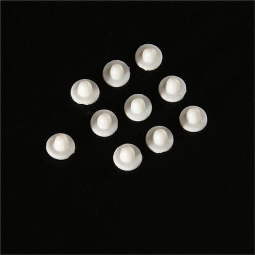 GRACE JUN 10pcs/lots Handmade DIY Earring Rubber Pad Clip on Earrings Jewelry Finding Ear Clip Accessories