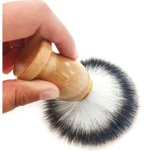 Beard Brush Mens Shaving Brush Badger Hair Shave Wooden Handle Facial Beard Cleaning Appliance Salon Tool Safety Razor Brush