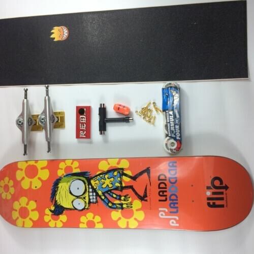 Skateboard Flip Pro Canadian Maple Skateboard Complete Set of Skateboards With All Accessories Deck Truck Wheels Graptable