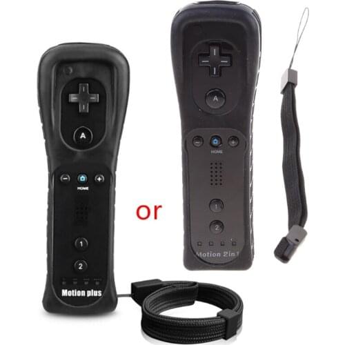 Built-in Motion Plus Wireless Gamepad for Wii Remote Controller Joystick QW