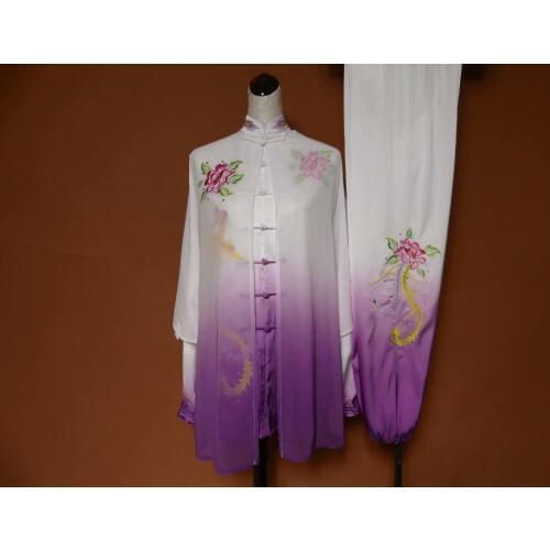 Wushu taichi taiji clothes changquan uniform Martial arts competition clothing embroidered kungfu nanquan taolu clothes uniform