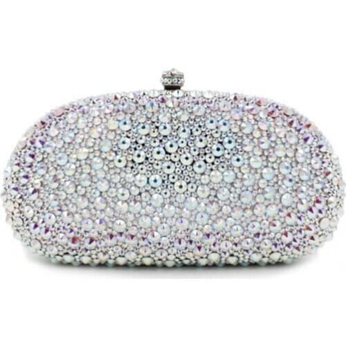 Exclusive supply 100% pure handmade lady Evening day Clutches Party business nightclub prom Minaudiere Bag purse for women gifts