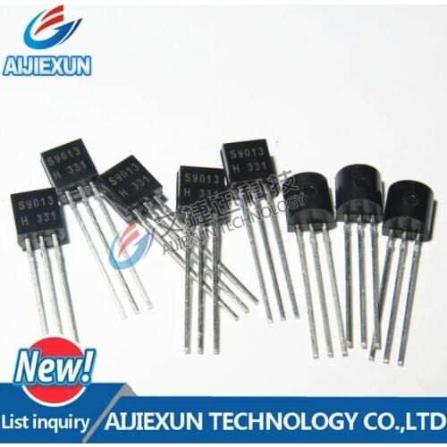 100PC S9013 1W Output Amplifier of Potable Radios in Class B Push-pull Operation. SOT-23 in stock 100%New and original