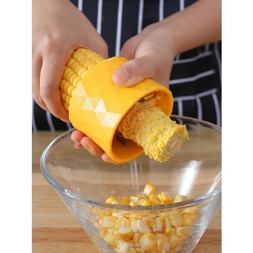 2Pcs Corn Cob Peeler Stripper Cutter Splitter Remover Thresher Kitchen Salad Tool Hot Corn Stripper