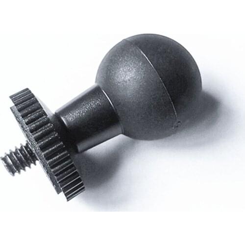 1 inch Ball Mount to 1/4 Tripod Screw Adapter Motorcycle Bicycle Mount Adapter for Gopro Action Camera GPS Accessories