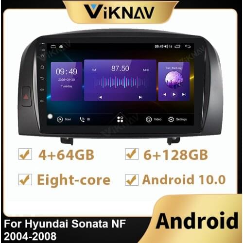 128G Android Car Radio GPS Navigation For Hyundai Sonata NF 2004 2005 2006 2007 2008 Car DVD Stereo Recorder Multimedia Player