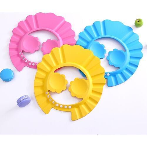 Safe Shampoo Shower Bathing Bath Protect Soft Cap Hat For Baby Wash Hair Shield Bebes Children Bathing Shower Cap Hat Kids