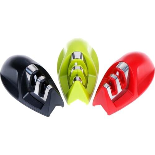 Household two-stage sharpener Multifunctional fast sharpening stone Tungsten steel ceramic sharpener sharpening tool