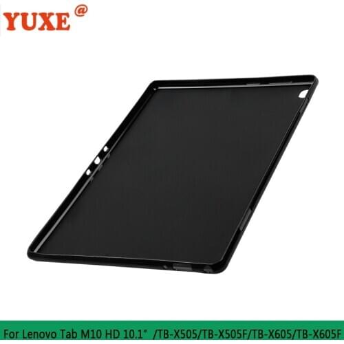 Tablet Case For Lenovo Tab M10 HD 10.1” TB-X505 X505F TB-X605 X605F 10.1 inch Funda Back TPU Silicone Anti-Drop Cover