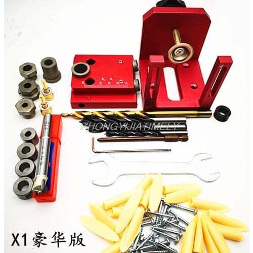 Woodworking oblique hole drill, roundwood combination puncher Opening tool Woodworking drilling tool