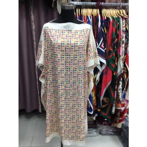 Dress Length 102cm,Bust :136cm) 2019 New African Print Elastic Bazin Baggy Pants Rock Style Dashiki Famous Dress For women/Lady