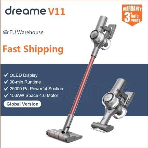 Dreame V11 Handheld Wireless Vacuum Cleaner OLED Display Portable Cordless 25kPa All in one Dust Collector floor Carpet Cleaner