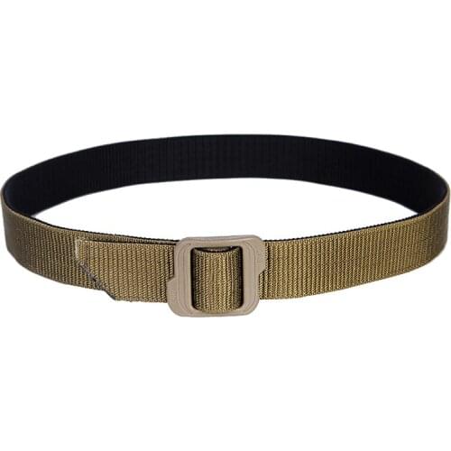 Emersongear Tactical Belt Mens Hunting Shooting Competition Military Army Belt Nylon Buckle Two Side Used Waist Belt Black CB