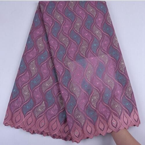 Hot Sale African Lace Fabric High Quality Swiss Voile Lace In Switzerland High Quality African Lace Fabric For Party Dress S1729