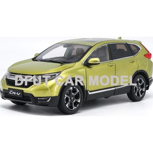 Diecast 1:18 Alloy Pull Back Toy CRV SUV Honda Car Model Of Childrens Toy Cars Original Authorized Authentic Kids Toys