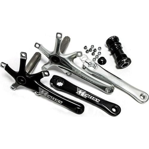 Meijun Bcd 130Mm Bottom Bracket Aluminum Alloy Folding Bike Bicycle Crankset Crank Arm Set