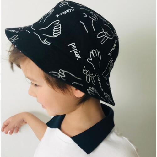 Cartoon Kids Bucket Hat Children Summer Panama Hat Outdoor Travel Beach Sun Cap For Girls Boys 2019 New
